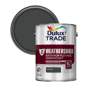 Dulux Trade Weathershield Undercoat Dark Grey 5Ltr