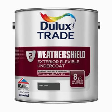 Dulux Trade Weathershield Undercoat Dark Grey 2.5Ltr