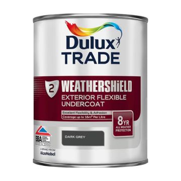 Dulux Trade Weathershield Undercoat Dark Grey 1Ltr