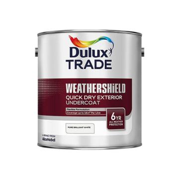 Dulux Trade Weathershield QD Exterior Undercoat PBW 5Ltr