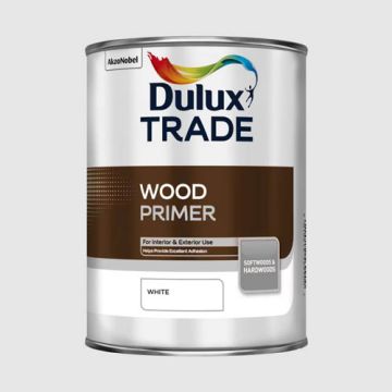 Dulux Trade Wood Primer White 5Ltr 