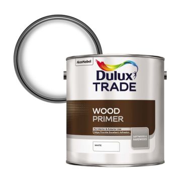 Dulux Trade Wood Primer White 2.5Ltr 