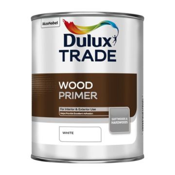 Dulux Trade Wood Primer White 1Ltr 