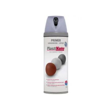 Plastikote Twist & Spray Grey Primer Areosol 400ml PKT25003