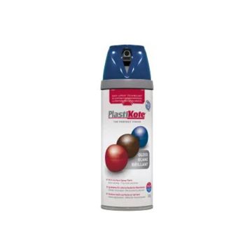 Plastikote Twist & Spray Gloss Royal Blue Areosol 400ml PKT21112 