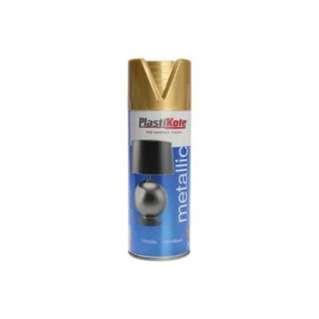 Plastikote Metallic Gold Areosol 400ml PKT620 