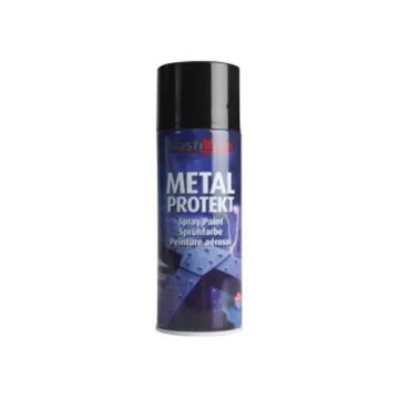 Plastikote Metal Protekt Spray Gloss Black 400ml PKT1282 