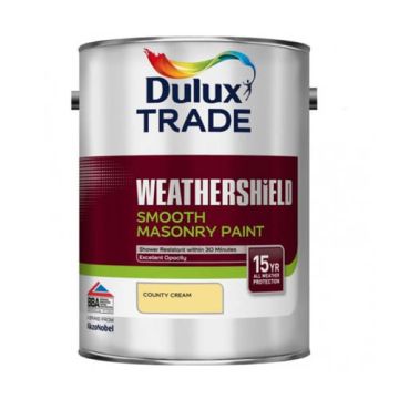 Dulux Trade Weathershield Smooth Country Cream 5Ltr
