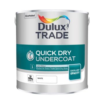 Dulux Trade Quick Drying Undercoat White 2.5Ltr 