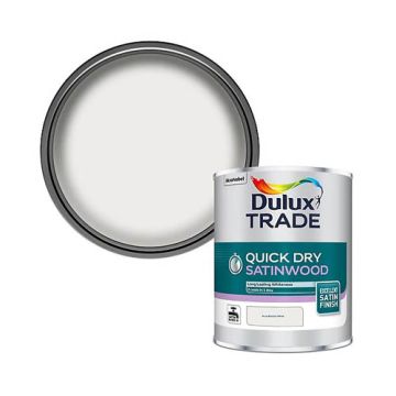 Dulux Trade Quick Drying Satinwood Pbw 1Ltr