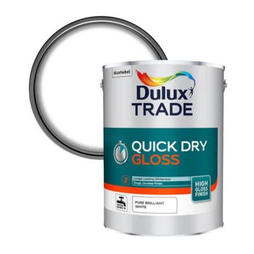 Dulux Trade Quick Drying Gloss Pbw 1Ltr 