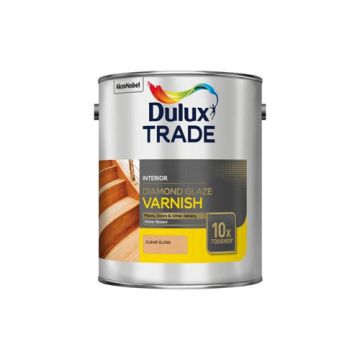 Dulux Trade Diamond Glaze Gloss Varnish 2.5Ltr 