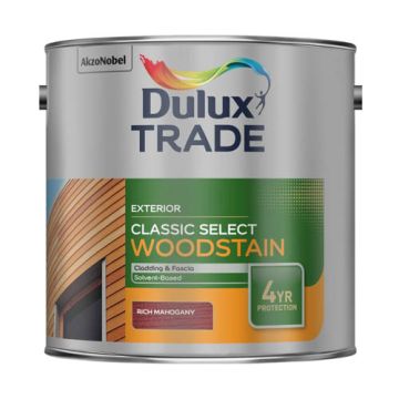 Dulux Trade Classic Select Woodstain Rich Mahogany 2.5Ltr
