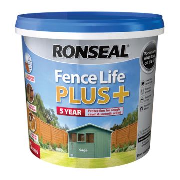 Ronseal Fence Life + Sage 5Ltr