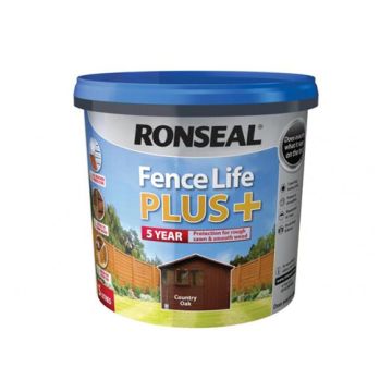 Ronseal Fence Life + Country Oak 5Ltr
