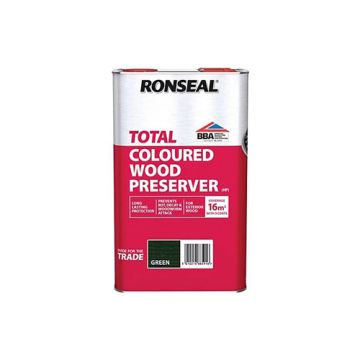 Ronseal Total Wood Preserver Green 5Ltr