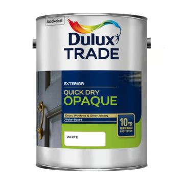 Dulux Trade Quick Dry Opaque White 1Ltr