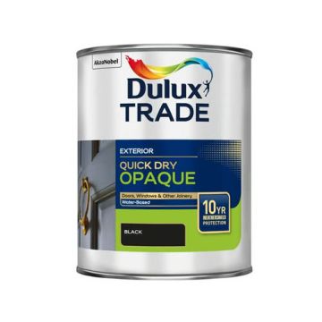 Dulux Trade Quick Dry Opaque Black 1Ltr