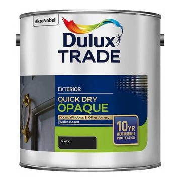 Dulux Trade Quick Dry Opaque Black 2.5Ltr