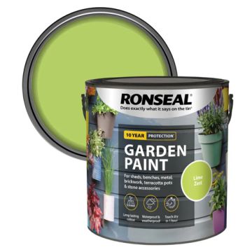 Ronseal Garden Paint Lime Zest 2.5Ltr