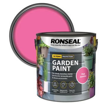 Ronseal Garden Paint Pink Jasmine 2.5Ltr