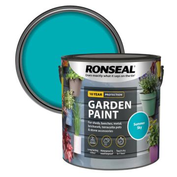 Ronseal Garden Paint Summer Sky 2.5Ltr