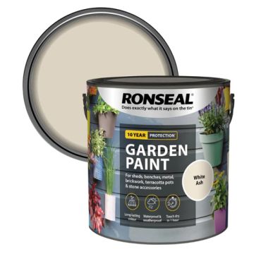 Ronseal Garden Paint White Ash 2.5Ltr