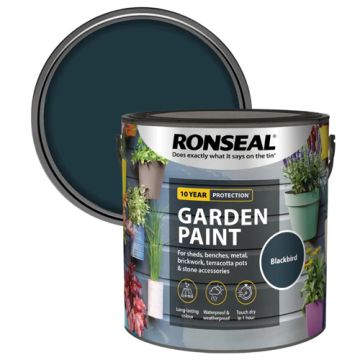 Ronseal Garden Paint Blackbird 2.5Ltr