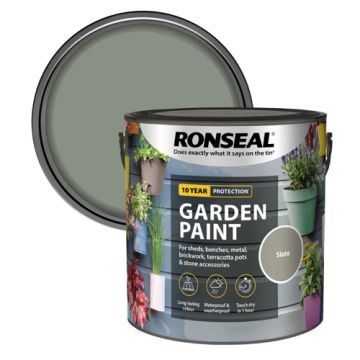 Ronseal Garden Paint Slate 2.5Ltr