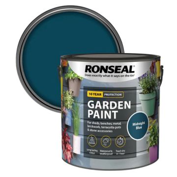 Ronseal Garden Paint Midnight Blue 2.5Ltr