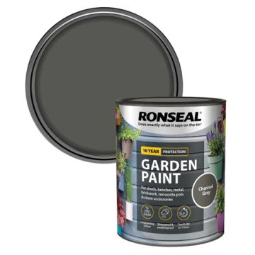 Ronseal Garden Paint Charcoal Grey 750ml