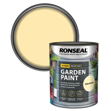 Ronseal Garden Paint Elderflower 750ml