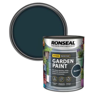 Ronseal Garden Paint Blackbird 750ml