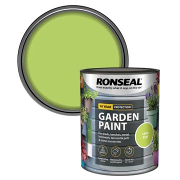 Ronseal Garden Paint Lime Zest 750ml