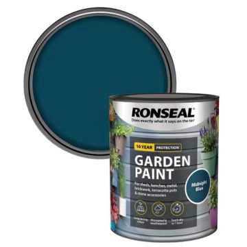 Ronseal Garden Paint Midnight Blue 750ml
