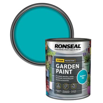 Ronseal Garden Paint Summer Sky 750ml