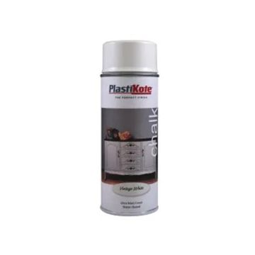 Plastikote Chalk Finish Spray Vintage White