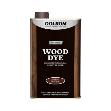 Colron Wood Dye Jacobean Dark Oak 250ml