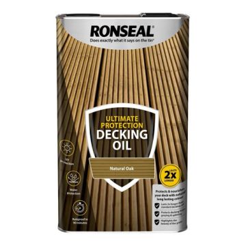 Ronseal Decking Oil Natural Oak 5 ltr
