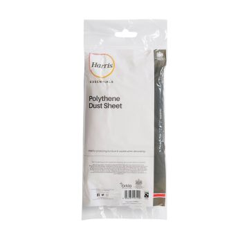 Harris Performance (Plastic Handle)  Essentials Dust Sheet 3.7M X 3.7M