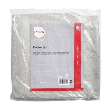 Harris Seriously Good Cotton Rich Dust Sheet      