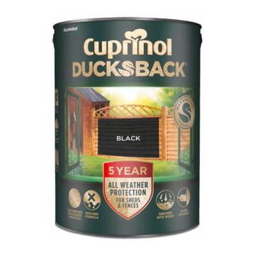 Cuprinol 5 Year Ducksback Black 5Ltr