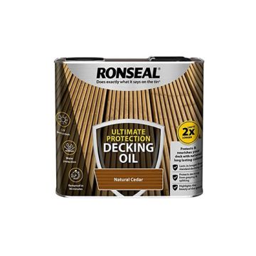 Ronseal Ultimate Protection Decking Oil Natural Cedar 2.5Ltr