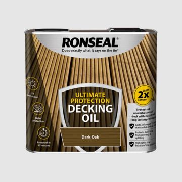 Ronseal Ultimate Protection Decking Oil Dark Oak 2.5Ltr