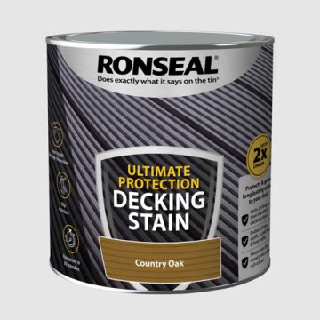 Ronseal Ultimate Protection Decking Stain Country Oak 2.5Ltr