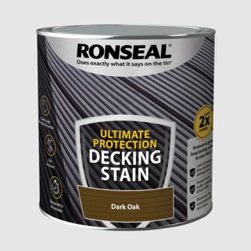Ronseal Ultimate Protection Decking Stain Dark Oak 2.5Ltr