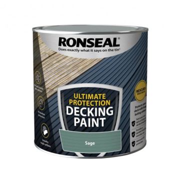 Ronseal Ultimate Protection Decking Paint Sage 2.5Ltr