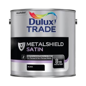 Dulux Trade Metalshield Satin Black 2.5ltr