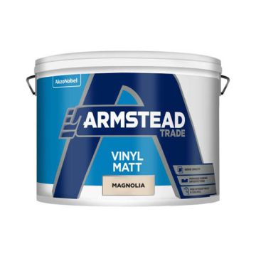 Armstead Trade Vinyl Matt Emulsion Magnolia 10ltr