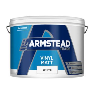 Armstead Trade Vinyl Matt Emulsion White 10ltr